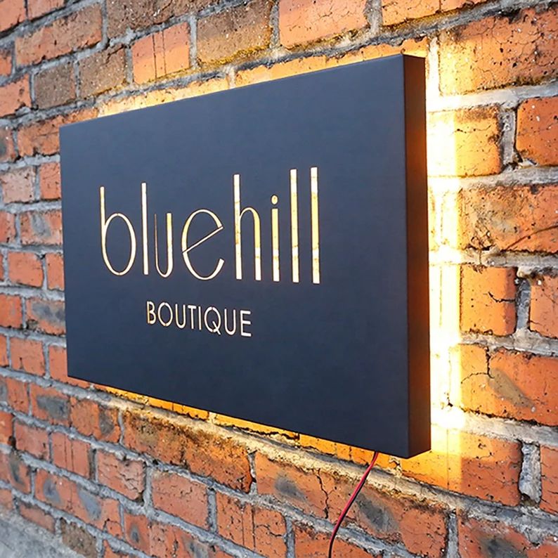 Backlit Sign Logo Light Box Signage 